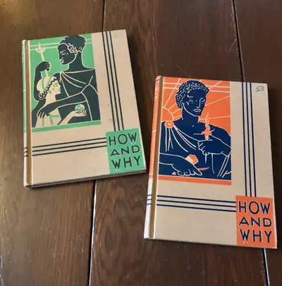2 How And Why Vintage 50s Story Hero Education Book, View more
