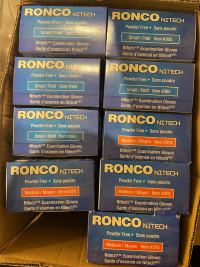 Ronco Nitech Examination Gloves - Powder Free