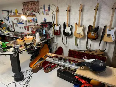 Guitar/Bass setup and repair, View more