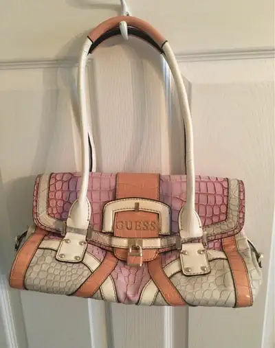 Guess handbag. Great condition, worn only once to an interview. Soft material. Excellent condition,...
