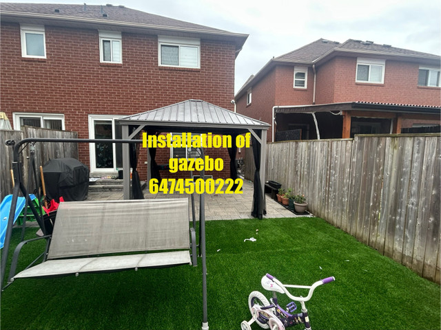 assembly gazebo  in Patio & Garden Furniture in Markham / York Region - Image 4