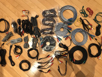 Various audio and video cables