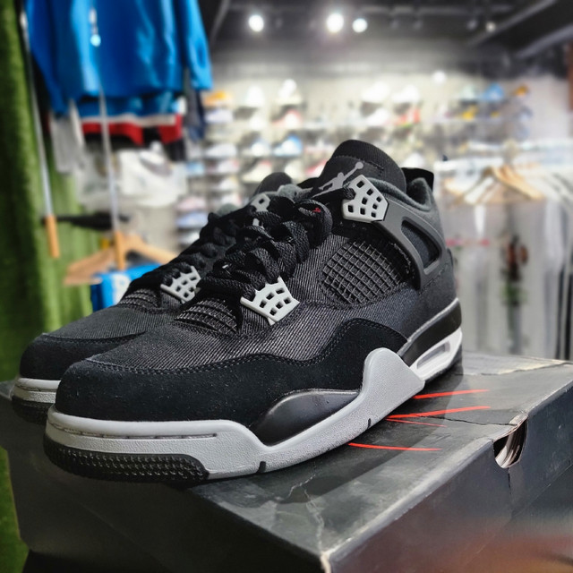 Air Jordan 4 Retro "Black Canvas" [Size:10] [INSTORE] in Men's Shoes in Mississauga / Peel Region - Image 3