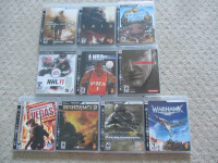 A Variety of Playstation 3 (PS3) Games