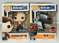 Etobicoke PickUp Doctor Who Funko Pop Bundle Eleventh Doctor K-9
