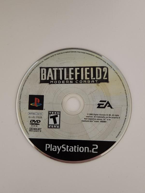 Battlefield 2 Modern Combat (Playstation 2) (LOOSE) (Used) in Older Generation in Kitchener / Waterloo