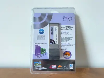 GREAT COND SONNET TEMPO SATA PRO EXPRESSCARD/34 TSATAII-PRO-E34, View more