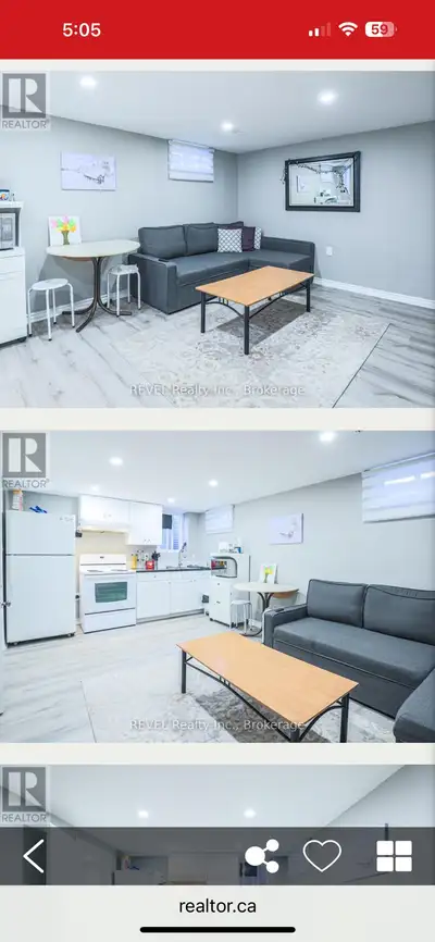 Basement apartment