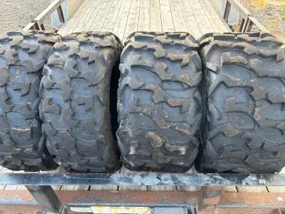 Trail force tires set of four off can am defender. Good shape.