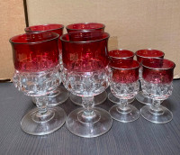 Tiffin Kings Crown glassware
