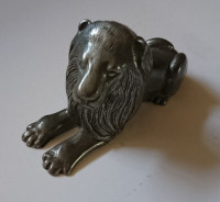 Vintage Kirk Pewter  Male Lion Figurine