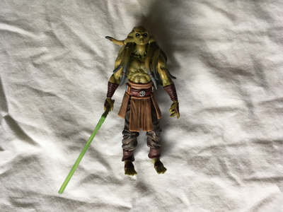 Kit Fisto 3.75" Action Figure From 2003 Clone Wars Action Figure Line In very good condition Comes f...