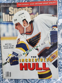 Sports Illustrated March 18 1991 magazine NHL Brett Hull