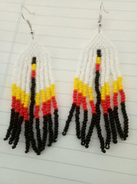 Seed bead earrings 