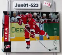 2006-07 UD Exclusives /100 Eric Staal #35 Canes Canadiens
