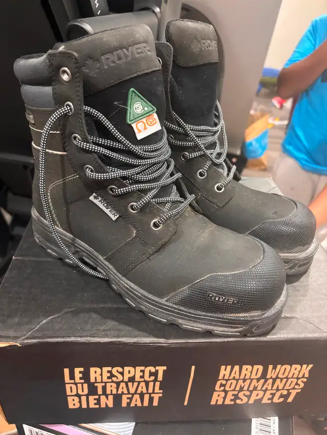 Royer Steel toe work shoe size 7.563251762206721122