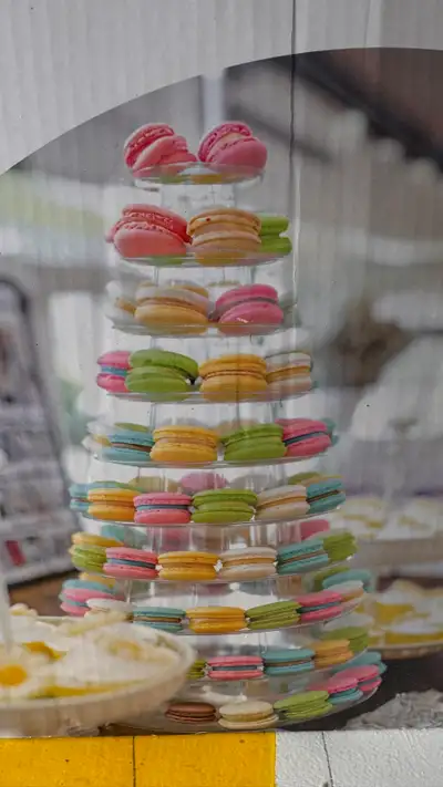 10 tear macaron Tower Display Stand, View more