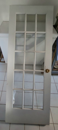 White French Door Real Wood