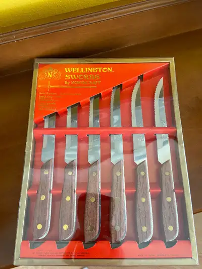 Vintage MCM Wellington Swords by Northcraft SS Japan Knives, View more