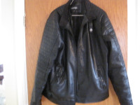 Men`s Leather Jacket - Size M