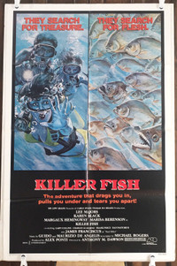 “Killer Fish” (1979) Original Movie Poster