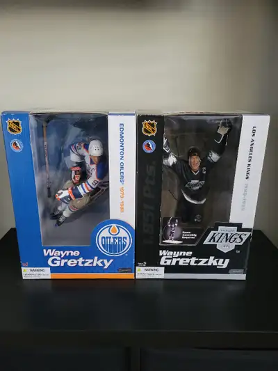 Wayne Gretzky Edmonton Oilers 12" McFarlane NHL Home White Jersey Hockey Figure New in Box. This 12-...