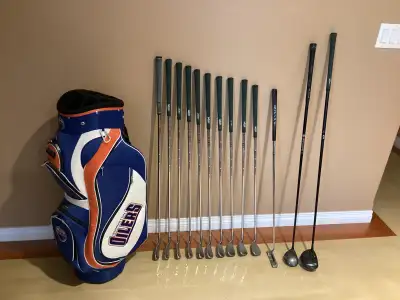 OILERS GOLF BAG & PING EYE 2 COLLECTORS CLUBS, View more