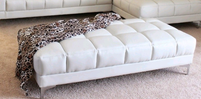 FREE Delivery - Luxury NEW Sophia Vergara OTTOMAN/BENCH in Couches & Futons in Ottawa