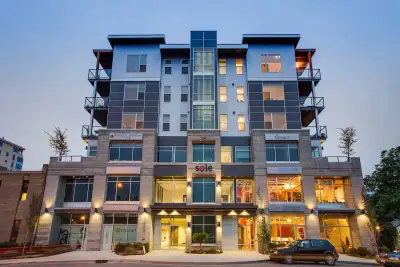 Our condo is located in Downtown Kelowna, in the heart of the Cultural District. It is within walkin...