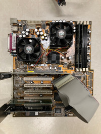 ASUS CUV4X-D motherboard, dual Pentium III, 1 GB RAM, ATI RageXC