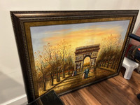 Tableau cadre peint à la main /Hand-painted frame
