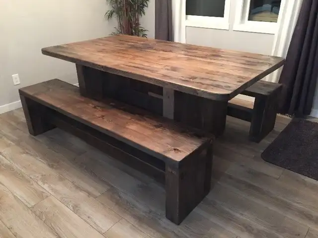 Rustic Dining Tables, Benches, Coffee Tables-Custom Built in Dining Tables & Sets in Calgary - Image 5
