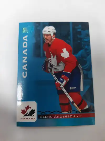 Glenn Anderson 2017 Upper Deck Team Canada Juniors Blue Spectrum, View more