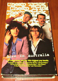 VHS Tape :: Cheap Trick – Live In Australia