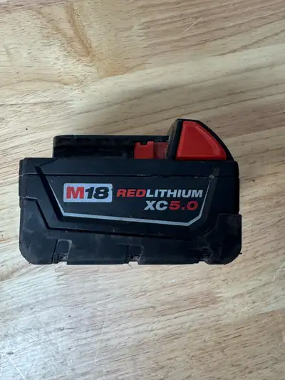 Milwaukee 5.0 Battery , View more