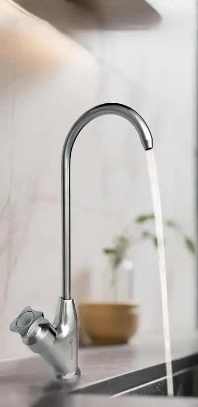 Never used, still sealed. Lead-free SUS304 stainless steel faucet designed for reverse osmosis and u...