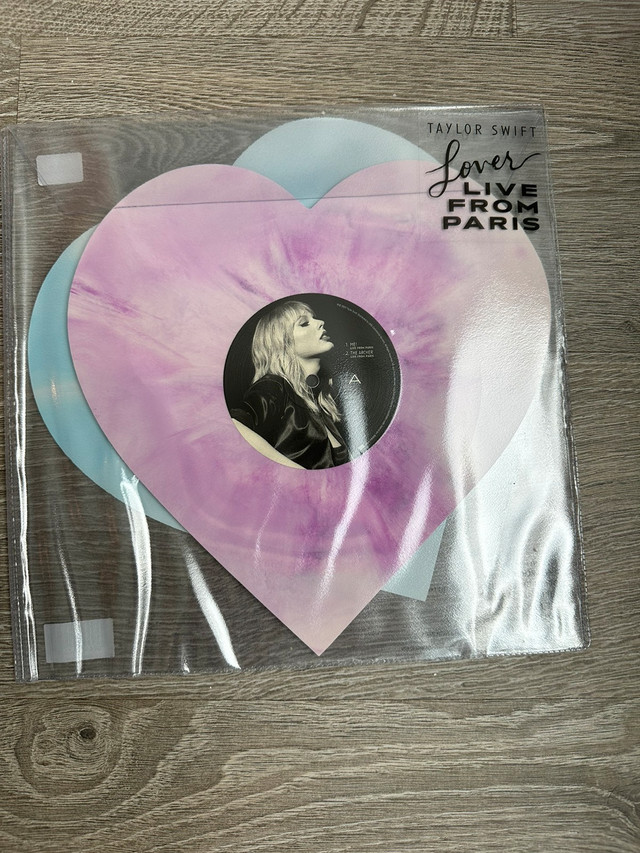 Lover (Live From Paris) Heart Shape Vinyl Unboxing