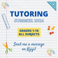 Summer Tutoring Gr 1-10: All Subjects