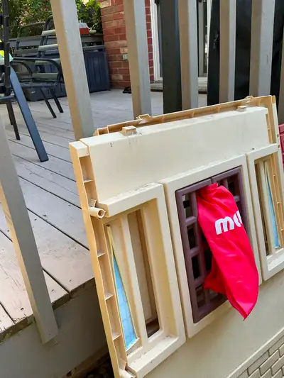 FREE Playhouse. Lil Tikes, all parts, 4 walls, roof and screws., View more