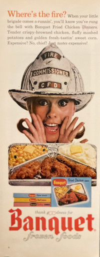 1964 Banquet Frozen Foods Original Ad