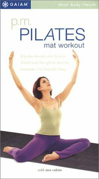 Gaiam Pilates Mat Workout vhs tape