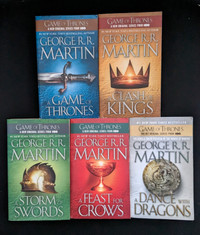 Game of Thrones books 1-5 paperback