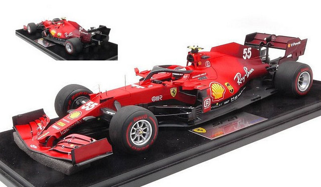 1:18 Ferrari SF 21 Bahrain GP models (LeClerc & Sainz) "READ" in Arts & Collectibles in Markham / York Region - Image 4