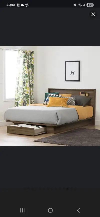 Queen Sized Bed (nightstand, dresser), View more