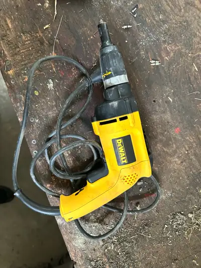 If posted it is available DW257 Dewalt drywall drill Excellent condition Excellent used condition $1...