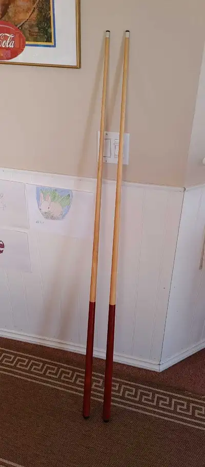 Pair of Pool Cues., View more