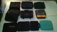 Laptop and tablet cases in various sizes...