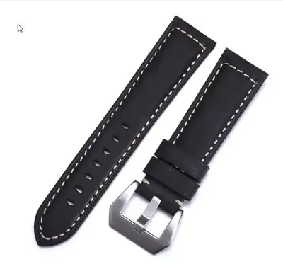 Panerai watch strap Genuine leather Black. 01.Panerai style Stainless Bracelet 24mm-$120.00 02.Black...