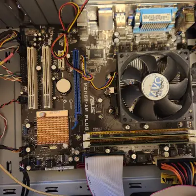 ASUS motherboard AMD M2N68-AM PLUS CPU AMD Phenom X3 8450e Socket AM2+ Triple Core Processor Memory...