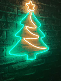 Christmas Tree with LED lights for Christmas decorations 